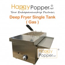 Deep Fryer Single Tank ( Gas ) DF-M0019(C) 6升单缸燃气炸炉