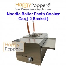 Noodle Boiler Pasta Cooker / Deep Fryer Gas ( 2 Basket ) DF-M0016 燃气煮面机 / 炸炉 ( 2孔 )