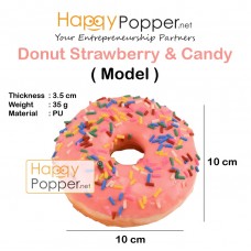 Simulation Donut Strawberry Candy MD-T0018 仿真草莓甜甜圈模型