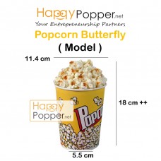 Simulation Popcorn Butterfly Model MD-T0008 仿真蝴蝶形爆米花模型