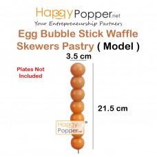 Simulation Egg Bubble Stick Waffle Skewers Pastry Model MD-T0022 仿真葫芦串串鸡蛋仔模型