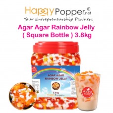Agar Agar Rainbow Jelly 3.8kg ( Square Bottle )  ( 4/Ctn )  BT-J0040 3色寒天