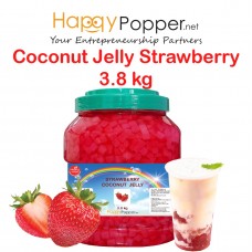 Coconut Jelly ( Taiwan ) Strawberry 3.8kg ( 4/Ctn ) BT-J0017 台湾草莓味椰果