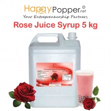 Concentrated Fruit Juice Syrup Rose 5kg ( 5 Btl/Ctn ) BT-SY061 玫瑰浓缩花汁5公斤装