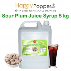 Concentrated Fruit Juice Syrup Sour Plum 5kg ( 5 Btl/Ctn ) BT-SY048 酸梅浓缩果汁5公斤装