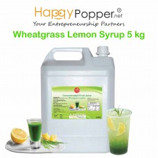 Concentrated Fruit Juice Syrup Wheatgrass + Lemon 5kg ( 5 Btl/Ctn ) BT-SY067 小麦草+柠檬浓缩果汁5公斤装