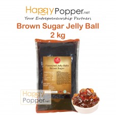 Jelly Ball 2kg Brown Sugar ( 16/Ctn ) BT-PL005 黑糖寒天晶球2公斤