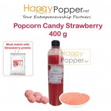 Popcorn Candy Strawberry 400 g PC-I0018 草莓味专用爆米花糖400克