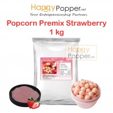 Popcorn Coating Powder Premix Strawberry 1 kg ( 20/Ctn ) BT-P0005 草莓味爆米花预拌粉1公斤