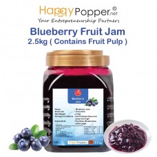 Blueberry Fruit Jam 2.5kg ( Contains Fruit Pulp ) ( 6 Btl/Ctn ) WF-I0061 蓝莓果酱2.5公斤 ( 含果肉 )