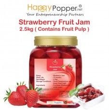 Strawberry Fruit Jam 2.5kg ( Contains Fruit Pulp )  ( 6 Btl/Ctn ) WF-I0060 草莓果酱2.5公斤 (含果肉）