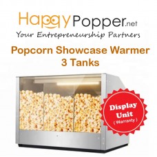 Popcorn Display Showcase Warmer 3 Tank PC-M0013(D)