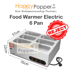 Food Warmer Machine Electric ( 6 Pan ) FW-M0023(R)