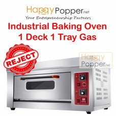 Industrial Baking Oven 1 Deck 1 Tray ( Gas ) Rejct Stock OV-M0001(R) 燃气烤箱1层1盘