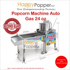 Popcorn Machine Auto with Stand 24oz ( Gas ) 2ND-0063